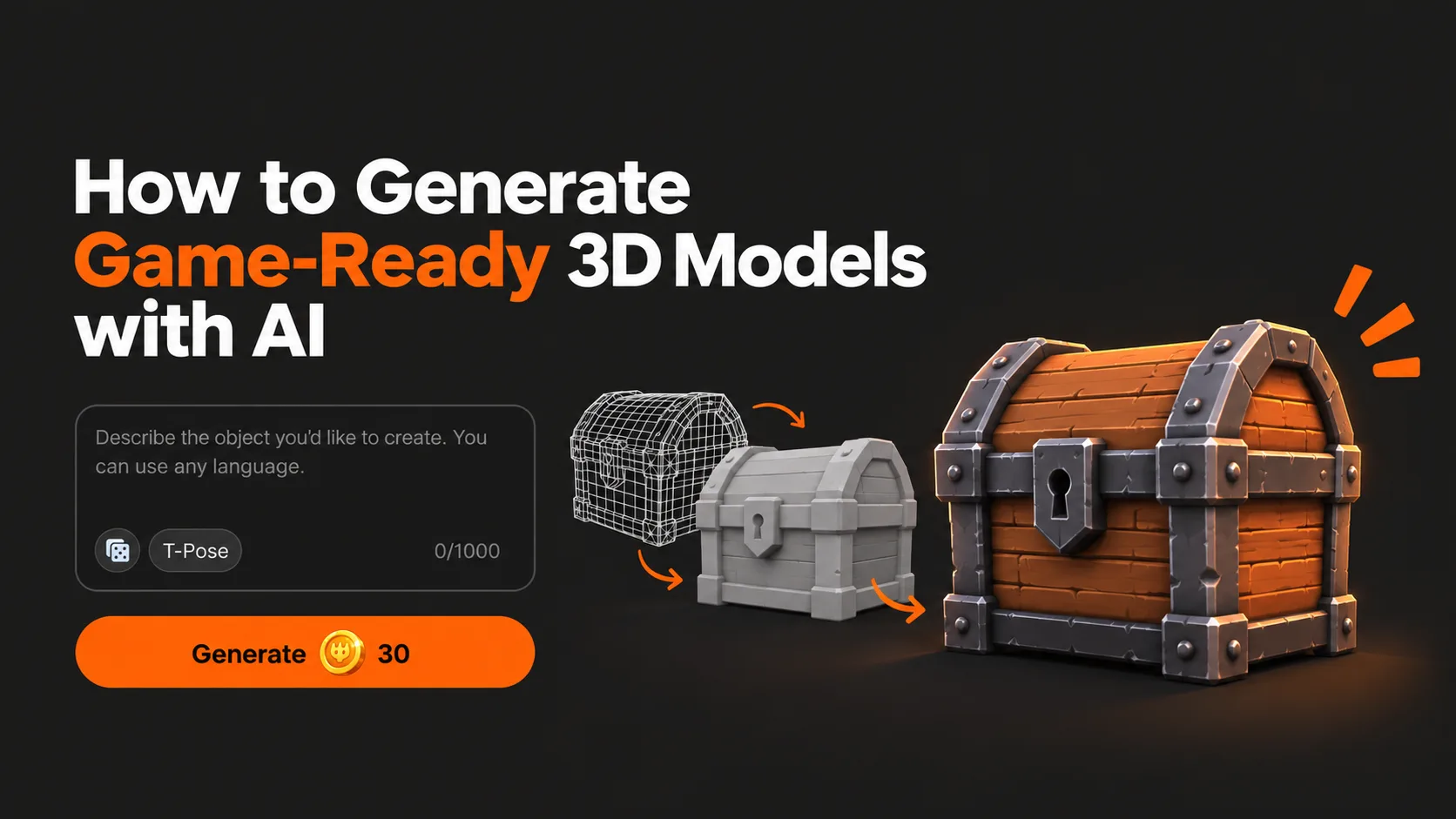 Game-ready 3D models with AI